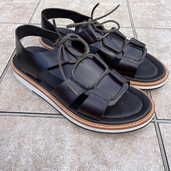 Giorgio Armani Leather Sandals main image 7
